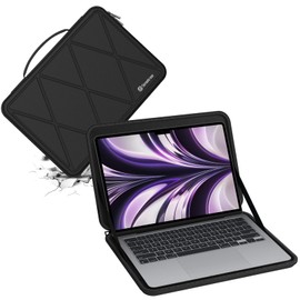 Smatree Hard EVA Protective Case for Apple Series Laptops, Black-for Macbook Air 13.6 inch(x8033)