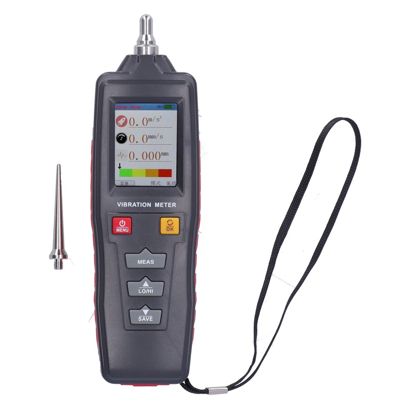 WT63B Portable Vibration Meter Tester Color LCD Digital Vibration Analyzer