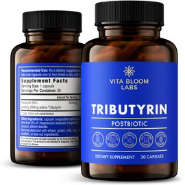 Suplemento de tributirina: mejor administración y más eficaz que el butirato de sodio - Salud intestinal y apoyo digestivo - Postbióticos de butirato 