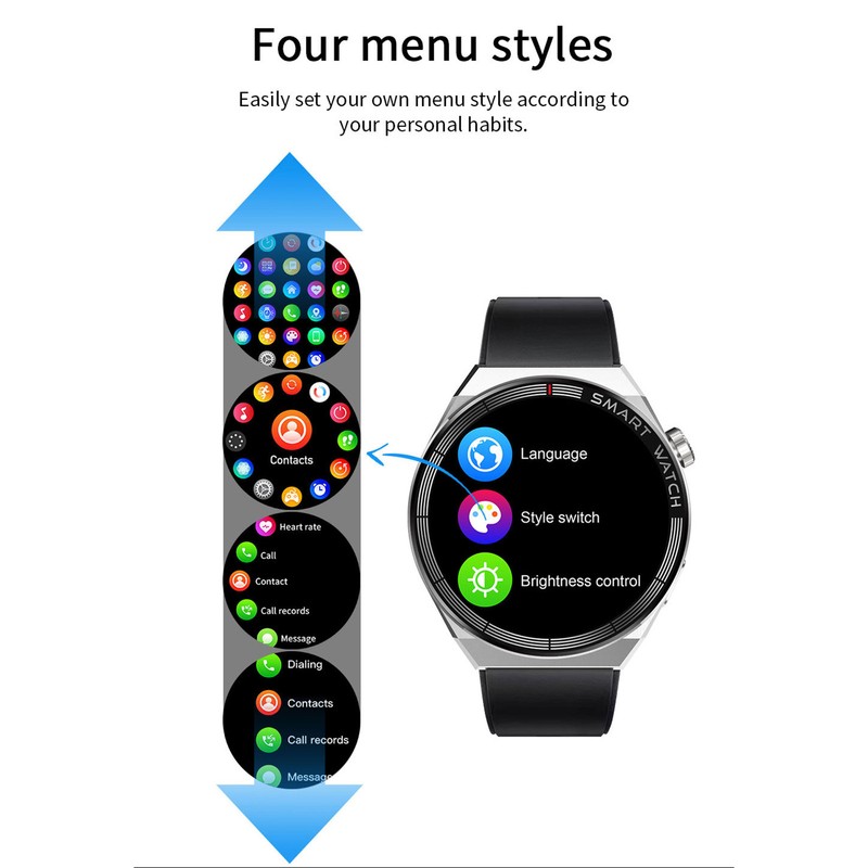 ST5 MAX 1.45'' Smartwatch Intelligent IP67Watch with BT5.0 Waterproof Fitness