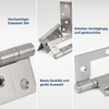 APECS Stainless Steel Hinges Foldable 304 Stainless Steel for Wooden