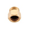 ATPCOLTD Brass Pipe Fitting, Adapter, 1/2" Male Pipe x 3/8"