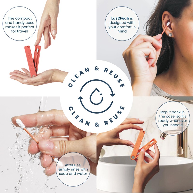Lastswab Beauty - Reusable Cotton Buds (1 Piece) - Ear