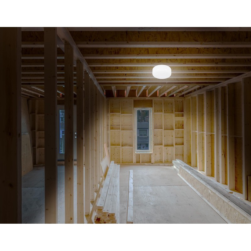 Luminus 8" Easy-Install Spin Light Flushmount Lights E26 Base, 200W