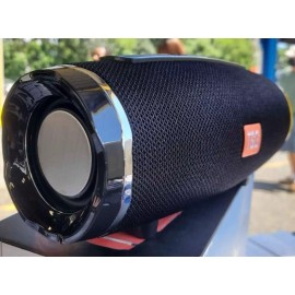 T&G Bluetooth Speaker Water Resistant Portable 360 Stereo Loud FM AUX TF USB- Blue