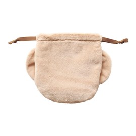 Tees Factory TJ-5530484DJ Plush Drawstring Dusty Color/Jelly, Dusty Color, Jelly, Approx. 6.7 x 6.1 x 0.4 inches (170 x 155 x 10 mm) (Excluding Ears)