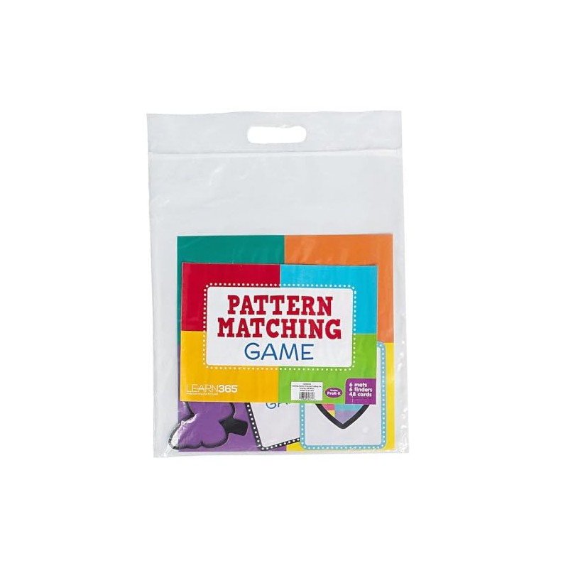 Fun Express Cardstock Pattern Matching Educational Activity – 60 Pieces