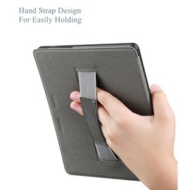 Flyorigin Case for Kobo Clara Colour/BW / 2E Smart Cover with Auto Wake/Sleep 6 inch Hand Strap Cover/Clara Case