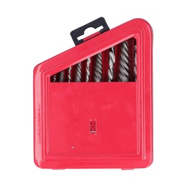 Cobalt Drill Bit Set Screw Extractor Drill Bit Set Left Hand Cobalt British System Stud Removers to Remove Damaged Studs (red Iron Box)