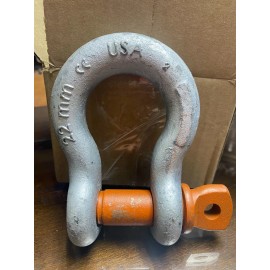 COLUMBUS MCKINNON CM COLUMBUS MCKINNON Screw Pin Anchor Shackle 7/8" Bail Size, 2 Ton M653A-G