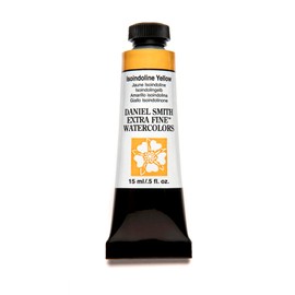 Daniel Smith Extra Fine™ Watercolor Paint, 15ml, Tube, Isoindoline Yellow, 0.5 fl oz, (Pack of 1)