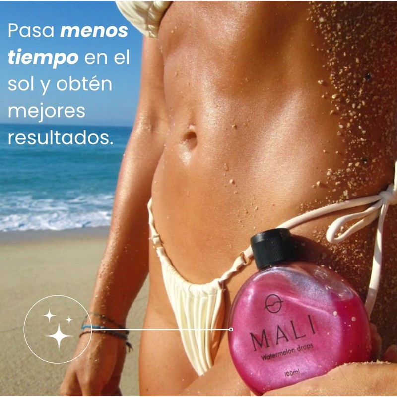 Bronceador natural Mali 100ml – Aceite de semilla de sandía,
