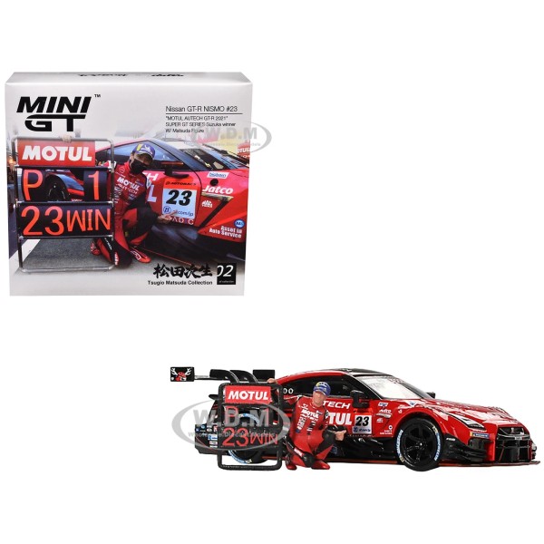 Mini GT NISSAN GT-R NISMO #23 WINNER SUZUKA SUPER GT