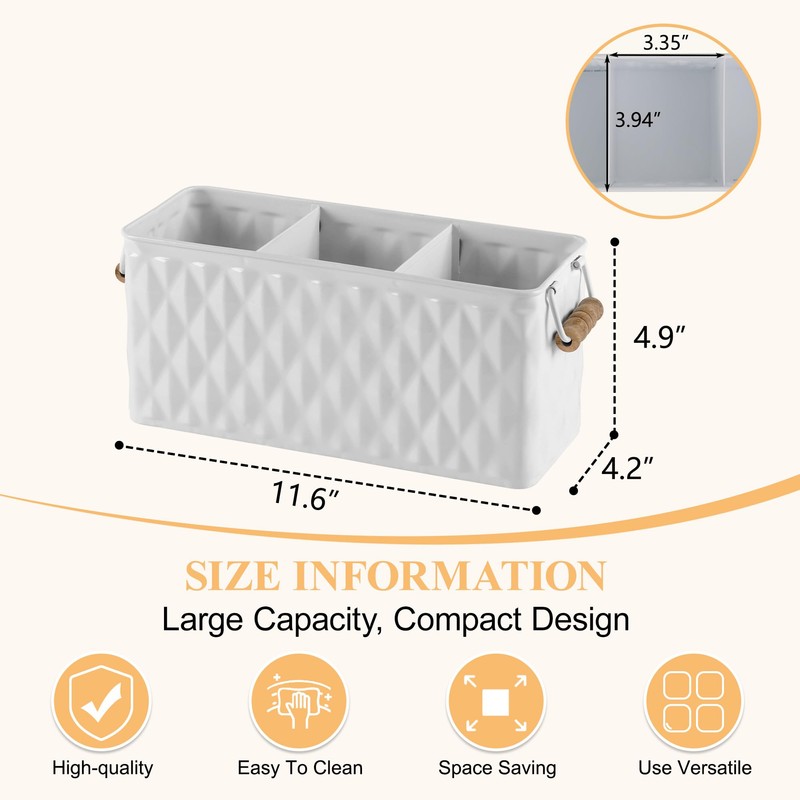 HOME PALETTE Silverware Caddy for Party Kitchen Flatware Holder for