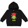 inktastic TOY ROBOT Toddler Hoodie 5-6 Black 2776d