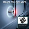 E227 2.25" RV Door Stop, Black Rubber 2 1/4' Door