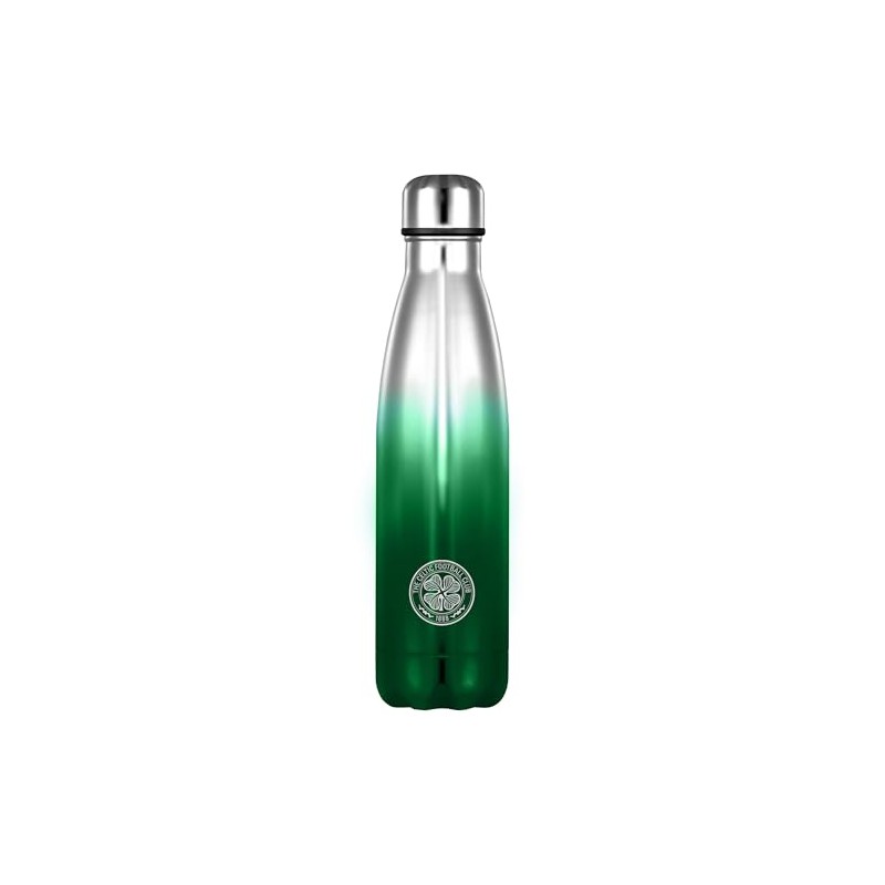 CELTIC WATER BOTTLE 700ML METALLIC FOOTBALL GIFT