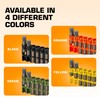 AAA Battery Storage Caddy by Storacell, Black, Holds 6 Batteries