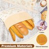 Zhaoyao 2 Pcas Beeswax Bread Bags for Sourdough, Bread Bags