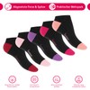 Footstar Women's and Men's Trainer Socks (10 Pairs) with Contrasting