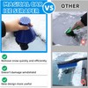 Taicols Pack of 2 Car Ice Scraper Round, 360 Degree