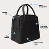 iglu Insulated Lunch Bag | Tote Bag Faux Leather |
