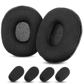 YunYiYi B350XT Replacement Earpads Compatible with VXI BlueParrott B350 XT (Version 1) 203475/203479 Noise Canceling Bluetooth Headset Mesh Fabric Ear Cushions Accessory (Refer to Figure 2)