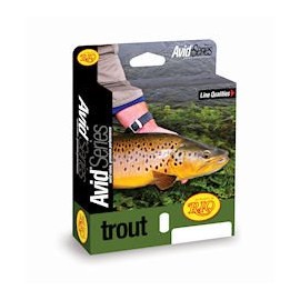 Rio Dt4f, Fly Line Avid Trout Floating Double Adultos Unisex, Amarillo, Medio
