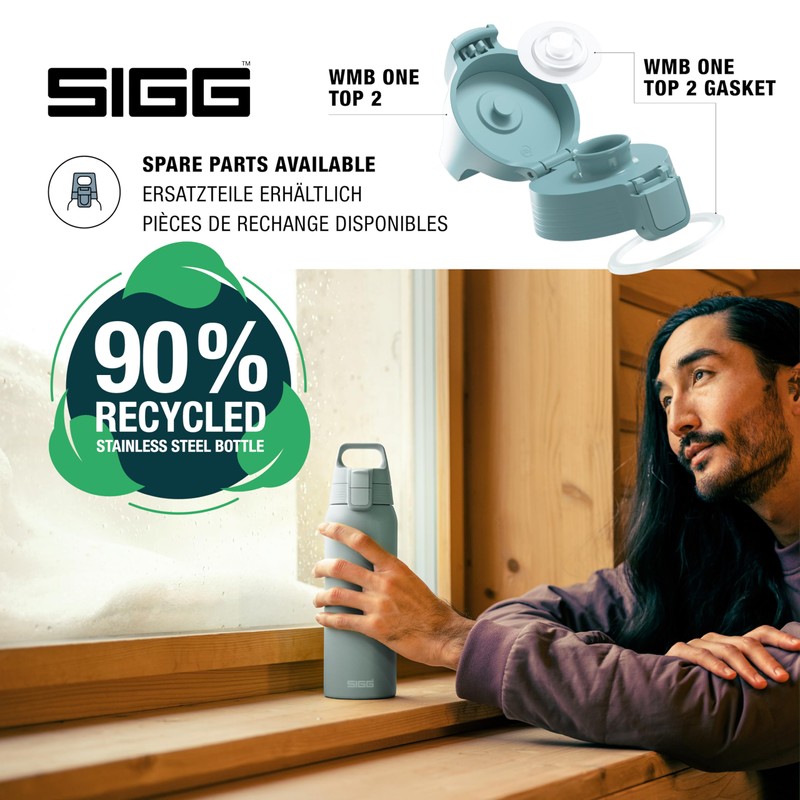 SIGG - Stainless Steel Drinking Bottle - Shield One Morning