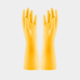 Dish washing latex household gloves