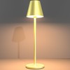 Timjorman Modern LED CordlessTable Lamp,4000mAh Rechargeable Battery Desk lamp,3 Level