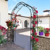 Petfu Metal Garden Arch Assemble Freely Garden Arbor Trellis Climbing