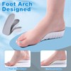 Glitopper 3 Pairs Orthopedic High Pads Height Increase Insoles Support