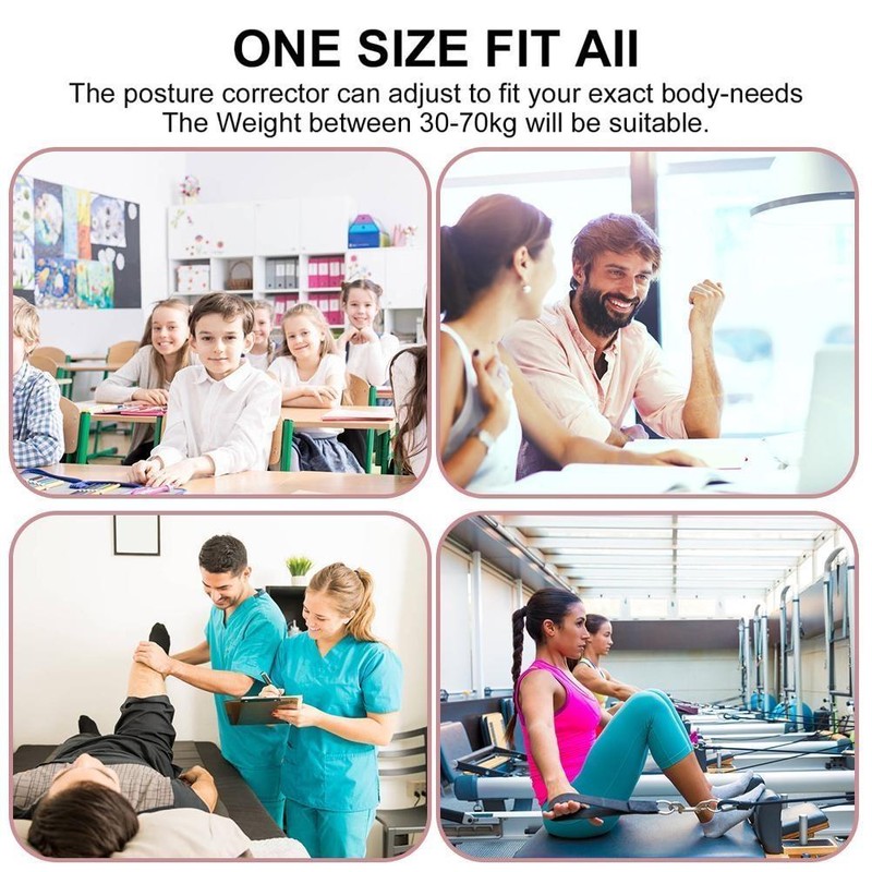 Posture Corrector for Kids Adults Upper Back Straightener with Support