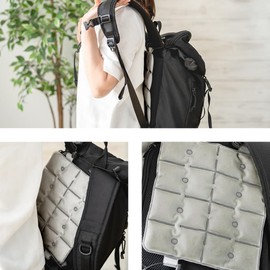 Takeda Corporation JYI81882 [Backpack, Cool, Heat Protection] Gray, 8.7 x 11.0 x 0.8 inches (22 x 28 x 2 cm), Ice Sheet for Backpack, String Included