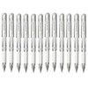 uni-ball Signo Broad Metallic UM-153 Pen - White, Pack of