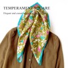 LumiSyne Silk Scarf Women's Square Scarf Plain Retro Chain Printed