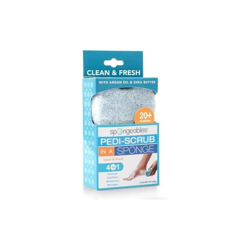 Spongeables Pedi Scrub Foot Buffer