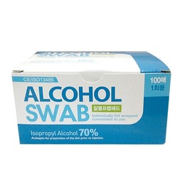Dongnam Alcohol Prep Pad (Alcohol Swap) 100 sheets 2ea