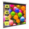 VIVOHOME Projector Screen Pull Down, 1:1 120 Inch Retractable Projection