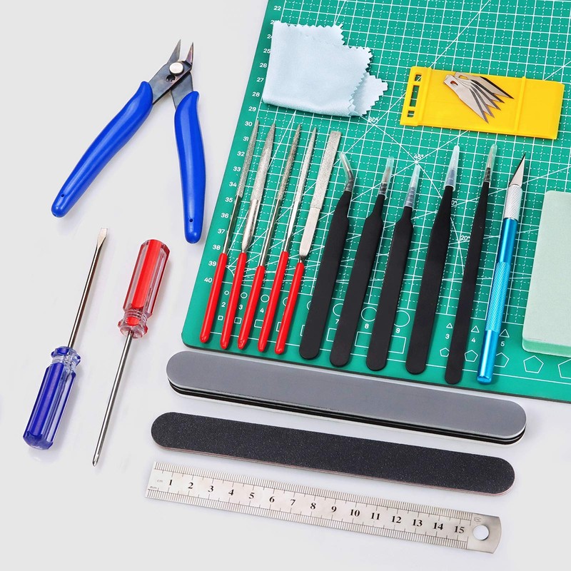 GeeBat 22 Pcs Professional Model Tools Kit for Building Model,