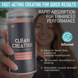 Unflavored Clean Creatine HCl Powder - Creatine Hydrochloride for Men & Women, Muscle Growth & Strength Building Power, Athletic Performance & Recovery, Vegetarian Friendly (Citrulline Powder (150g))