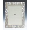 Tizo 3"x3" Square White Mother of Pearl Frame, Made in