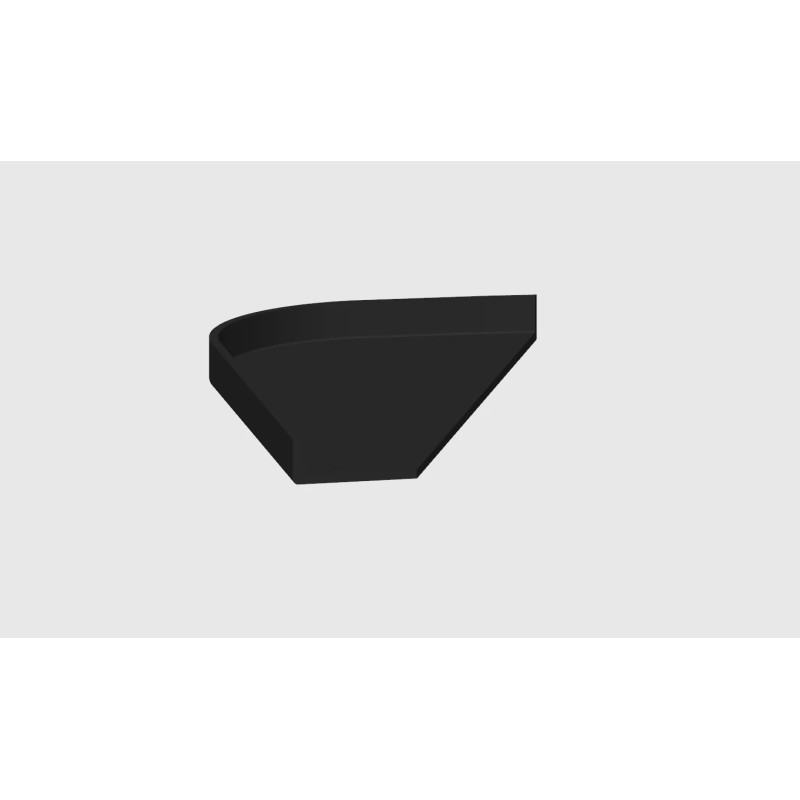 ME Designs Gulfstream Travel Trailer Black RV Pair Corner Guards