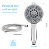 Vinabo Vinabo Duschkopf mit Schlauch 1,5m, duschkopf wassersparend, duschbrause mit