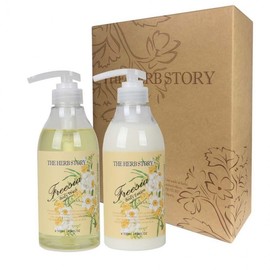Freesia Body Wash & Body Lotion Duo Set Gift Set (Boxed Packaging)