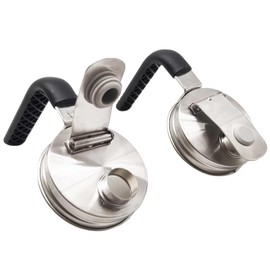 Regular Mouth Mason Jar Flip Pouring Spout Lids with Handle.Turns Mason Jar to Pitcher.Suitable for Drinking, Salad, Dressing Pouring, Leak-Proof Houjioes