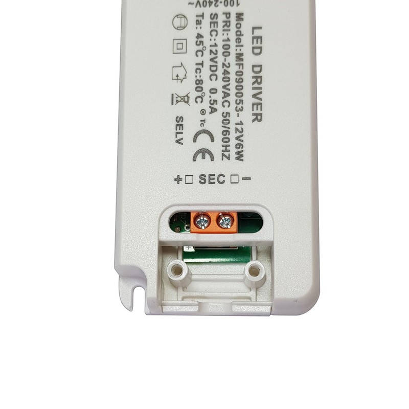 LED Transformer 12 V DC 6 Watt Power Supply Transformer