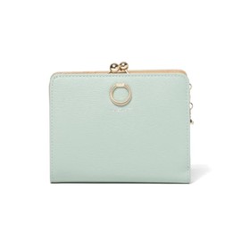 JILL STUART JSLW0DS1 Folding Wallet, Eternal, Cowhide Leather, Bi-folded, With Clasp, Slim Wallet, Ring Type Brooch Decoration, Diamond Shaped Ring Charm, Women's, Stylish, Adult Cute, Includes