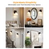 Neporal CARRYGLOW Battery Operated Wall Sconce, Peel and Stick No